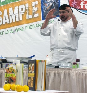 Chef Jim Coleman in action