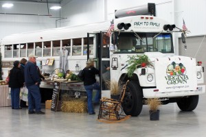 Virginia's best farm-produced in a bus