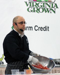 SausageMaking with Chris Mattera 240x300 Virginia Farm Bureaus Save Our Food Holiday Festival is Overwhelming Success