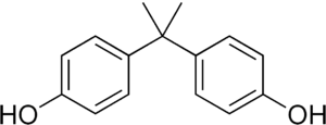 chemical structure of bisphenol A
