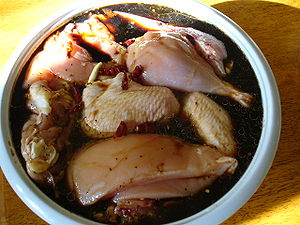 A lemon chicken marinade.